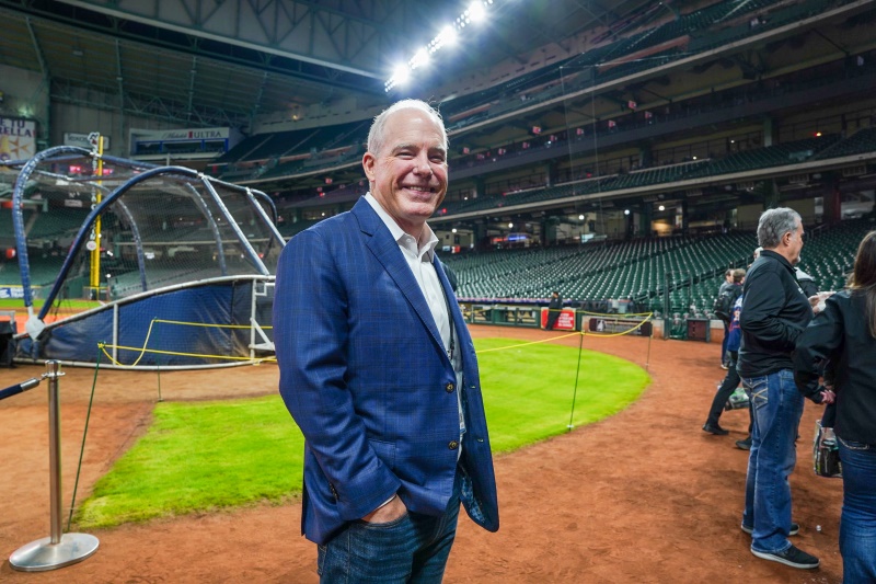 steve mcgough at houston astros stadium