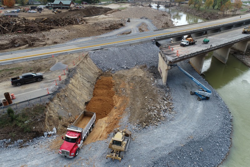 Summers-Taylor emergency bridge construction