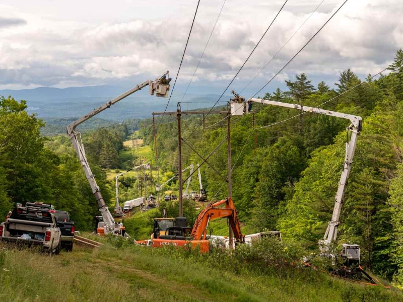 Field utilities work by an HCSS customer